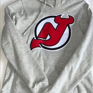 Fanatics Gray New Jersey Devils Hoodie